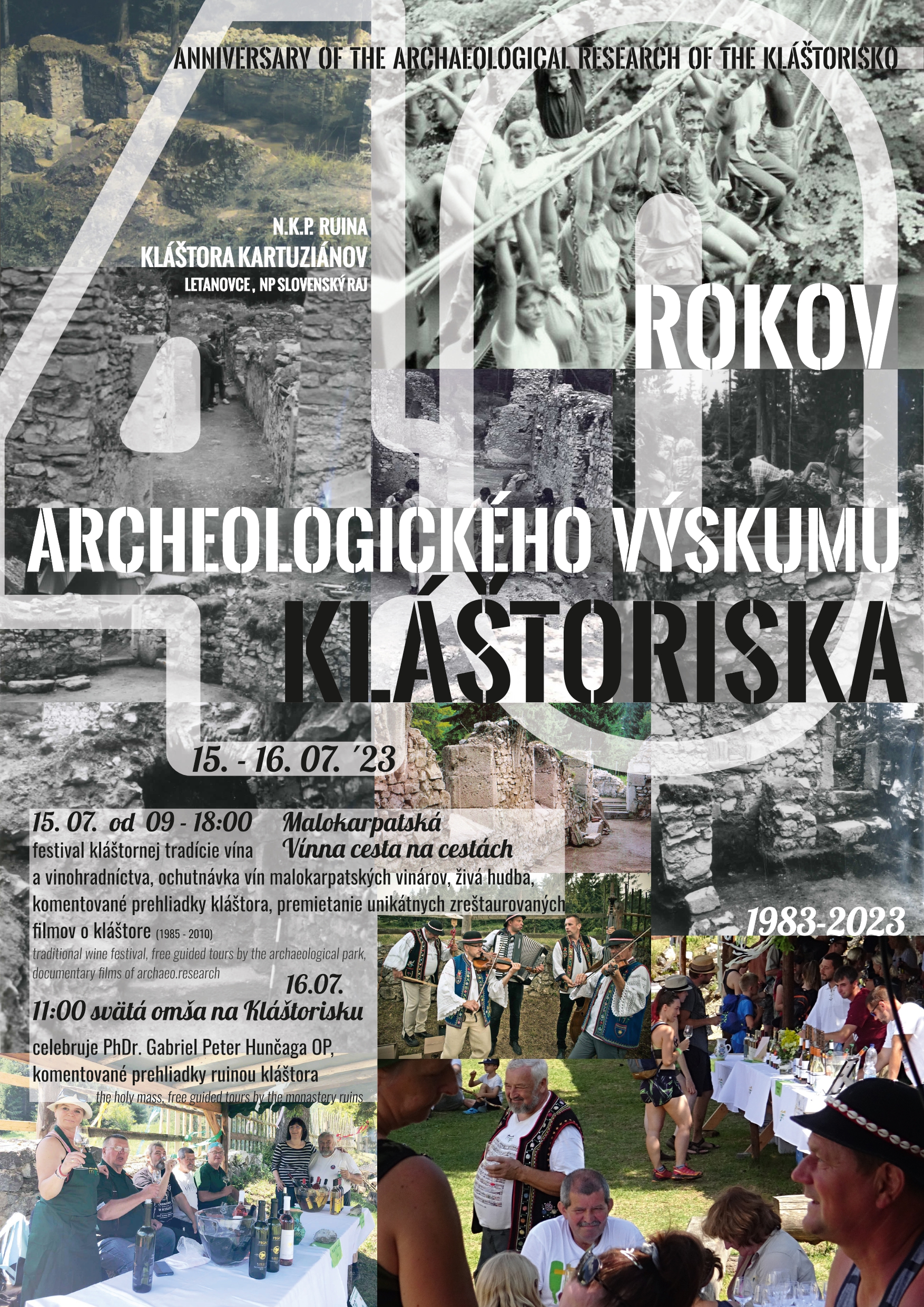 40. výročie archeologického výskumu na Kláštorisku